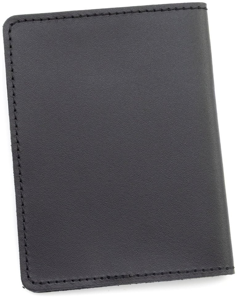 Обложка из натуральной кожи на удостоверение офицера ST Leather 97760 черного цвета фото №3 Обложка из натуральной кожи на удостоверение офицера ST Leather 97760 черного цвета modnotak фото №3