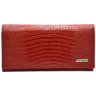Яркий кошелек красного цвета из кожи с лазерной фактурой для женщин Desisan 107860 modnotak фото - 1