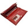 Яркий кошелек красного цвета из кожи с лазерной фактурой для женщин Desisan 107860 modnotak фото - 4