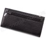Тонкий шкіряний гаманець чорного кольору KARYA (1142-45) - 4