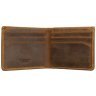Мужское портмоне из винтажной кожи коричневого цвета Visconti VSL 42 без застежки 108560 modnotak фото - 2