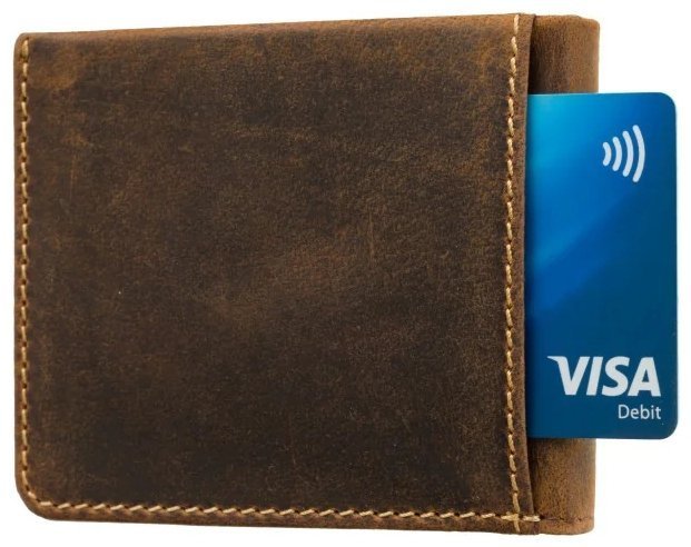 Мужское портмоне из винтажной кожи коричневого цвета Visconti VSL 42 без застежки 108560 modnotak фото №3