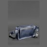 Шкіряна поясна сумка темно-синього кольору BlankNote Dropbag Maxi 78660 - 5