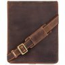 Чоловіча сумка-месенджер із вінтажної шкіри світло-коричневого кольору з клапаном Visconti Jasper 68860 - 7