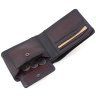 Темно-бордовый мужской кошелек из высококачественной кожи с монетницей Visconti Zanotti 69260 - 4