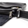 Черная мужская сумка-планшет через плечо из натуральной кожи с клапаном TARWA (21675) - 8