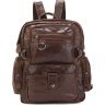 Рюкзак шкіряний коричневий VINTAGE STYLE (24232) - 1