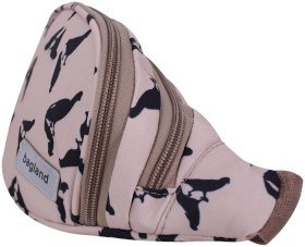 Бананка (сумка на пояс) для женщин из Оксфордского текстиля с принтом птиц Bagland 111261