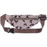 Бананка (сумка на пояс) для женщин из Оксфордского текстиля с принтом птиц Bagland 111261 modnotak фото - 3