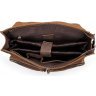 Коричневый мужской портфель из натуральной кожи VINTAGE STYLE (14430) - 8