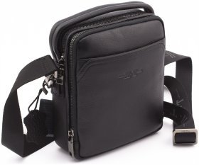 Маленькая мужская кожаная сумка с ручкой H.T Leather (10253)