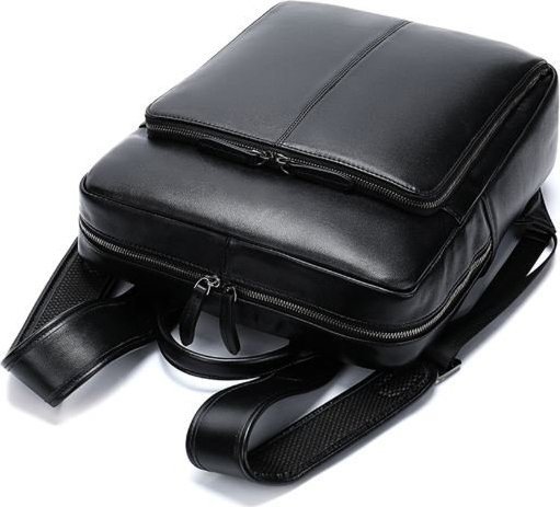 Кожаный городской рюкзак в классическом стиле VINTAGE STYLE (14822) modnotak фото №6