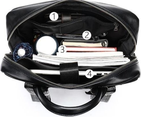 Кожаный городской рюкзак в классическом стиле VINTAGE STYLE (14822) modnotak фото №8