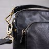 Мужская кожаная сумка черного цвета на плечо SHVIGEL (2419110) - 9