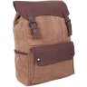 Світло-коричневий рюкзак з міцного текстилю з фіксацією на магнітах Bags Collection (11022) - 1