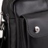 Небольшая мужская сумка на плечо из натуральной кожи с двумя отделениями на молниях TARWA (19870) - 3