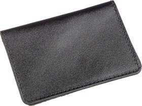 Чорна шкіряна обкладинка для прав водія Shvigel (2413968)