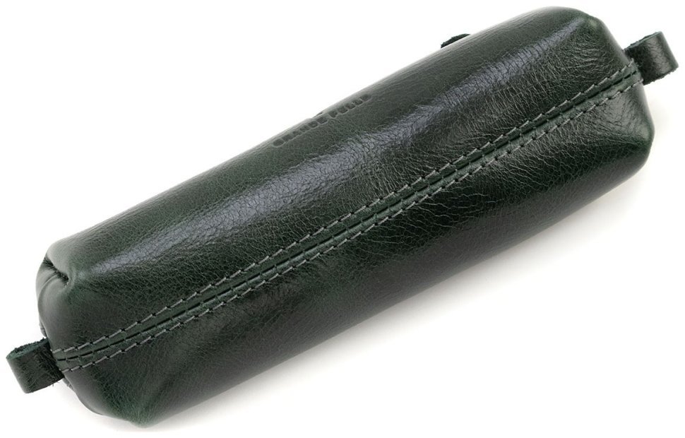 Ключниця из натуральной кожи Алькор Grande Pelle 82761 зеленого цвета modnotak фото №4