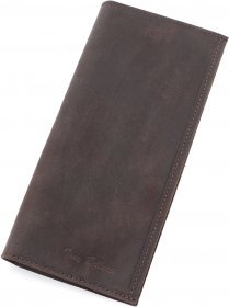 Купюрник коричневого кольору з натуральної шкіри високої якості Tony Bellucci (10689)