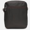 Mужская текстильная сумка-планшет коричневого цвета на одну молнию Monsen (21895) - 3