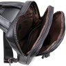 Мужская кожаная сумка-рюкзак черного цвета на две молнии Tiding Bag (15888) фото №4 Мужская кожаная сумка-рюкзак черного цвета на две молнии Tiding Bag (15888) modnotak фото - 4