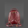 Вертикальний міні-рюкзак кольору марсала з натуральної шкіри BlankNote Kylie (12839) - 6