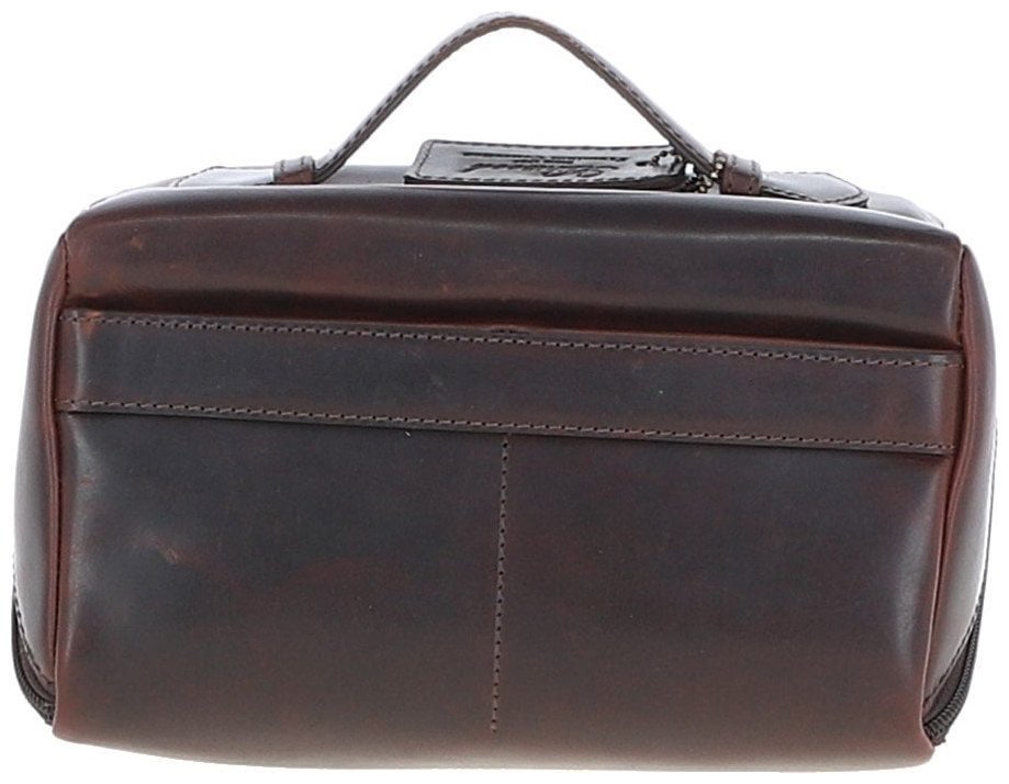 Мужской несессер из гладкой кожи Ashwood K49 94361 коричневого цвета modnotak фото №4
