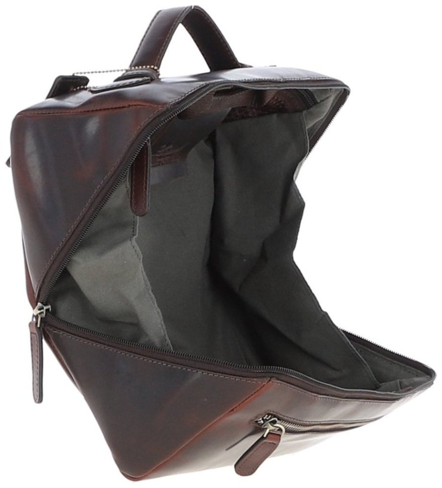 Мужской несессер из гладкой кожи Ashwood K49 94361 коричневого цвета modnotak фото №6