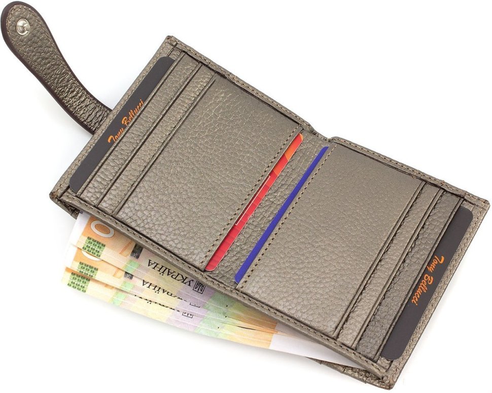 Модний жіночий гаманець маленького розміру в мідному кольорі Tony Bellucci (10742)