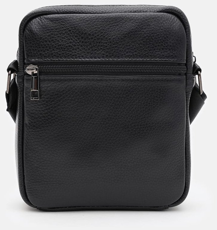 Мужская сумка планшет из натуральной фактурной кожи черного цвета Borsa Leather 104561 фото №3 Мужская сумка планшет из натуральной фактурной кожи черного цвета Borsa Leather 104561 modnotak фото №3