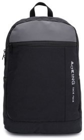 Городской мужской портфель из текстиля с отделением для ноутбука до15" Aoking 105061 черного цвета