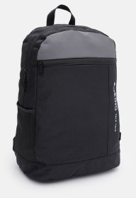 Городской мужской портфель из текстиля с отделением для ноутбука до15" Aoking 105061 черного цвета