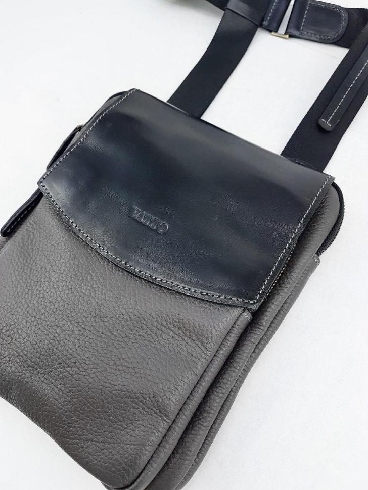 Повсякденна чоловіча сумка планшет сірого кольору VATTO (11703)