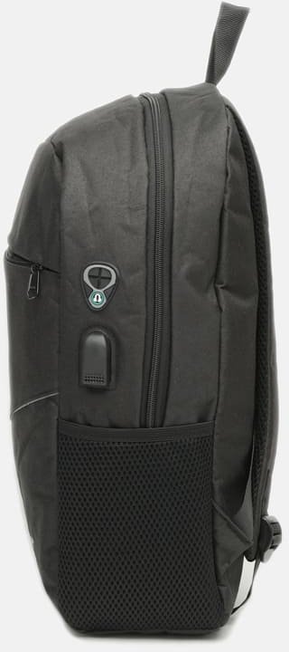 Добротний чоловічий рюкзак із текстилю в чорному кольорі Monsen (21458)