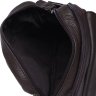 Миниатюрная мужская сумка темно-коричневого цвета из натуральной кожи Borsa Leather (19380) - 6