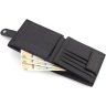 Черное мужское портмоне из натуральной кожи с блоком для карт ST Leather 1767461 - 6