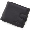 Черное мужское портмоне из натуральной кожи с блоком для карт ST Leather 1767461 - 1
