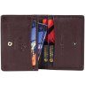 Картхолдер из коричневой кожи флотар на кнопке Hammonds Flycatcher CC606 с RFID-защитой 107961 modnotak фото - 2
