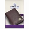 Картхолдер из коричневой кожи флотар на кнопке Hammonds Flycatcher CC606 с RFID-защитой 107961 modnotak фото - 5