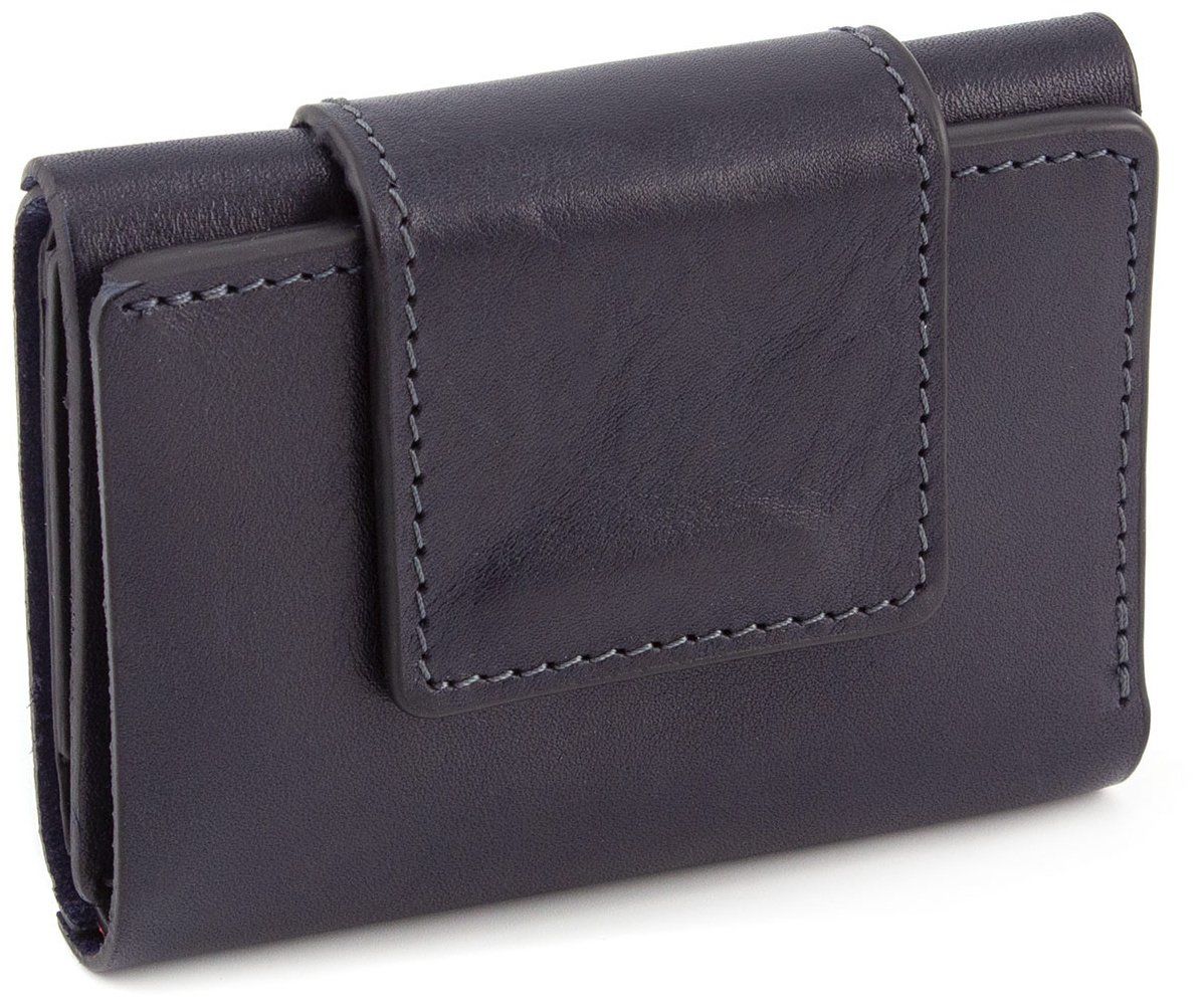Кожний маленький гаманець темно-синього кольору Grande Pelle (13010)