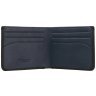 Винтажный мужской кошелек без застежки черно-синего цвета Visconti VSL 42 без монетницы 108561 modnotak фото - 2