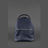 Темно-синя жіноча сумка-рюкзак із натуральної гладкої шкіри BlankNote Kylie 78661 - 3