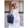 Темно-синяя женская сумка-рюкзак из натуральной гладкой кожи BlankNote Kylie 78661 - 7