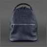 Темно-синяя женская сумка-рюкзак из натуральной гладкой кожи BlankNote Kylie 78661 - 8