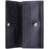 Женский качественный кожаный кошелек крупного размера в черном цвете Visconti 68861 - 12