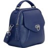 Маленькая кожаная женская сумка синего цвета через плечо Issa Hara Рената (27024) - 3