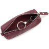 Якісна бордова жіноча ключниця з італійської шкіри Grande Pelle (19468) modnotak фото - 5