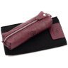 Якісна бордова жіноча ключниця з італійської шкіри Grande Pelle (19468) modnotak фото - 6