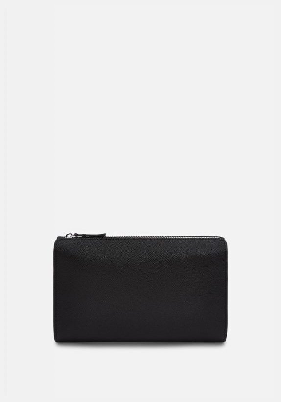 Стильная сумка-клатч из натуральной кожи сафьяно в черном цвете BlankNote 79061 modnotak фото №6