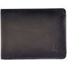 Темно-сірий чоловічий гаманець із натуральної шкіри високої якості з монетницею Visconti Zanotti 69261 - 1